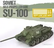 [NEW] 1/35 SU-100 SOVIET SELF-PROPELLED GUN TANK PLA MODEL DIORAMA ACADEMY 13544