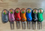Folding Golf Divot Tool + Penny Ball Marker by BACA Golf