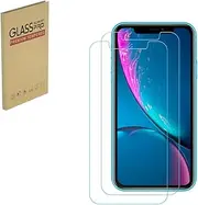 HYGMOCC Design for iPhone 11 / iPhone XR [6.1 Inch] Tempered Glass Screen Protector, Anti Scratch, Bubble Free,High Definition（2 Pack）