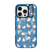 iPhone 16 Pro Impact Ring Stand Case MagSafe Compatible Siamese Cat