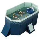 1.6m Foldable Pool Rectangular Shaped Thickened PVC Swimming Pool For Home Hot