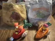 1987/88JIM HANSON BY McDonald’s FRAGILE ROCK SET OF FOUR Toys. 2 Still In Bag