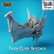 Skies of Sordane Talon Class Skycoach D&D Dungeons and Dragons Airship Model