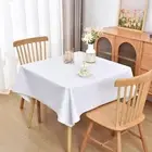 Square Tablecloth 36 x 36 inch for 2 Seats Dining or Side Table Washable End ...