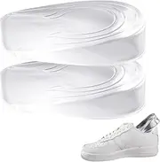 [Generic] Height Increase Insoles - Silicone Height Increase Insoles | Men Women Heel Cushion Inserts Gel Heel Pads,Shoes Insole for Taller Height Lift