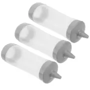 3 PCS Portable Bbq Sauce Bottle Squeeze Restaurant Bottles for Condiment