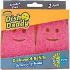 Scrub Daddy Dish Wand Sponge Replacement Heads, Soap Dispensing Dish Scrubbing B