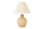 Amalfi Corby Table Lamp Rust & Natural 36x36x52cm