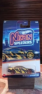 Hot Wheels Neon Speeders Custom '01 Acura Integra GSR Black & Yellow