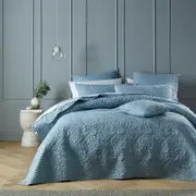 Bianca Sabrina Bedspread Set w/ Pillowcase Home Bedding Provincial Blue
