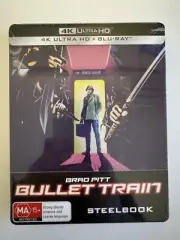 Bullet Train 4K Bluray UHD Steelbook JBHIFI Australian Release New Sealed
