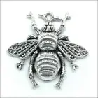 Lot 20pcs Big Bee Antique Silver Charms Pendants for Jewelry Making DIY 38*40mm
