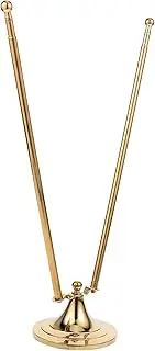 GANAZONO Shaped Desk Flagpole Telescopic Flag Holder for Home and Office Decor Easy to Install Elegant Design for Celebrating Events Conferences and More