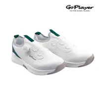 在飛比找PChome24h購物優惠-GoPlayer EliteLinks 高爾夫旋鈕男鞋(白)