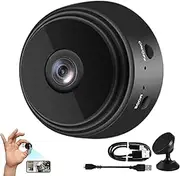 Secret Scope Camera, Secret Scope Mini Security Camera, Magnetic Mini Security Cameras, WiFi Cameras Outdoor Wireless 1080p Hd, Wire-Free Monitor with Night Vision Function (Black,1Pcs)
