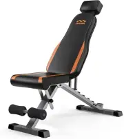 Lusper Foldable Adjustable Weight Bench –/800lbs Stable Workout Bench, Exten