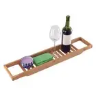 Bamboo Wood Bath Caddy 64x15cm
