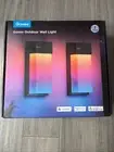 Govee Outdoor Wall Light, 1500LM Smart RGBIC with 45 Scenes Modes (2 Pack) Alexa