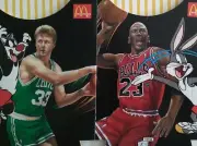 '95 NBA McDonald's Warner Bros LOONEY TUNES Jordan Bird Bartlett Ewing Taz Sam
