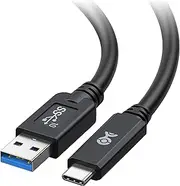 [USB-IF Certified] Cable Matters 10Gbps Gen 2 USB A to USB C Cable - 1m, USB C to USB Cable Compatible with iPhone 15, 15 Pro Max, 15 Plus, Black