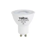 LED Globe GU10 240V 5W White Polycarbonate 4000K - GL GU10LED5LD-84