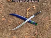 COMBAT CLASS VIKING Sword-Handmade 5160 Carbon Steel Blade-Full Tang-32-inches