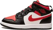 [Nike] Jordan Preschool 1 Mid PS 640734 079 - Size 1Y, Taxi/White/Black, 1 Little Kid