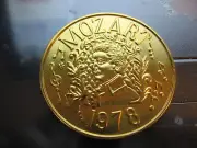 mozart composer 1978 Mardi Gras Doubloon new orleans nola vintage