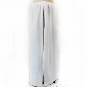 Chalet et Ceci Plus Size White Wast Cotton Pants 3X Made in USA