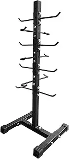 BLUSLM Cable Attachment Rack for Lat Pull Down Bar, Heavy Duty Steel Cable Attachments Gym Storage Rack, Lat Bar Organizer for Different Cable Handles