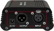 BC Master BCM-PP01,1-Channel 48V Phantom Power Supply with Adapter (black)