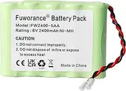 Fuworance 2400mAh 6V FW2400-5AA Replacement Battery Compatible with Various Rechargeable Devices Ni-MH AA Battery Pack