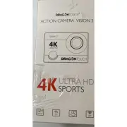 Dragon Touch Vision 3 Black 4K Ultra HD Sports Waterproof Action Camera/Z