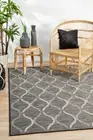 ABBY RUG Charcoal Outdoor Indoor Modern Floor Rug Large Carpet Mat *FREE POST*