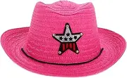 [TEMPNAP] Western Style Children's Hat Sun Safe Cowboy Hat for Boys Girls Stylish Accessory for Outdoor Activities