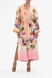 LONG ROBE WITH FLARED SLEEVE MILLAS GOT MAIL