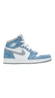 Jordan 1 Retro High Hyper Royal Smoke Grey (GS) Sz 7Y/8.5W