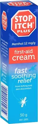 Stop Itch Plus Cream 50g Anti-Itch Skin Relief Treatment