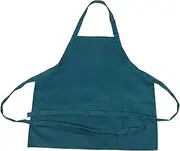 [TINEASUR] Halter Neck Apron Dishwashing Apron Dishwasher Apron Dish Apron Heavy Duty Apron Aprons for Men Apron for Cooking Apron Mens Apron for Restaurant Polyester Cotton Dark Green