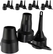 Parliky 5 Sets Pump Nozzles for Air Bed Mattress Inflatable Bed Nozzles Replacement for Effortless Inflation with Versatile Compatibility and Easy Installation
