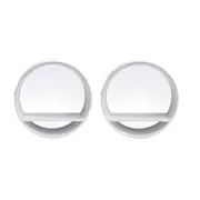 2x Unigift Mirror With Shelf 32cm Assorted Home Wall Decor Bedroom/Louge Room