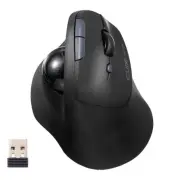 [New] Sanwa Direct Trackball Ergonomic Mouse Quiet Wireless Bluetooth 2.4GHz