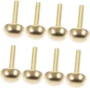 POPETPOP 8 Pcs Decorative Mirror Screws Brass Fastening Screws with Rustic Caps for Hanging Furniture and Crafts Durable and Aesthetic Design for Vintage Charm