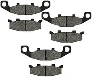Motorcycle Front or Rear Brake Pads for Kawasaki GPX600R ZX600 88-96 GPX750R ZX750 87-89 ZR750 Zephyr 91-95 ZX1000 ZX10 88-90 (Color : 3 Pairs)