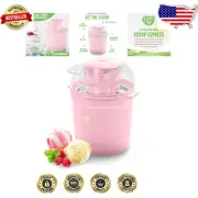 Dishwasher Safe 1.5QT Ice Cream and Yogurt Maker with Easy One-Touch Operation