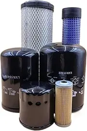 BANGTE Air Filter 11201032020 / Fuel Filter 14571000010 / Engine Oil E520532091 / Hydraulic Filter 11102303100 Service Filter Kit Fits Mahindra EMAX22 EMAX24 Tractors