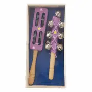 DZ - Kids' Percussion Instrument Set Tambourine and Jingle Stick