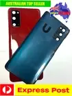 Battery Case Back Cover Housing For SAMSUNG GALAXY S20 with Camera Lens, RED
