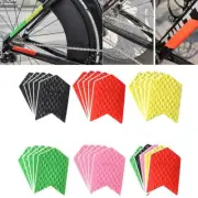 5 Pieces/Set Bike Frame Scratch Resistant Silicone Sticker Chain Guard for MTB