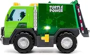 Teenage Mutant Ninja Turtles Thrash N' Battle Garbage Truck with Lights & Sounds, Characters & Sewer Cap Launching, Ages 3+